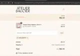 ATELIERFFF coupon verification screenshot