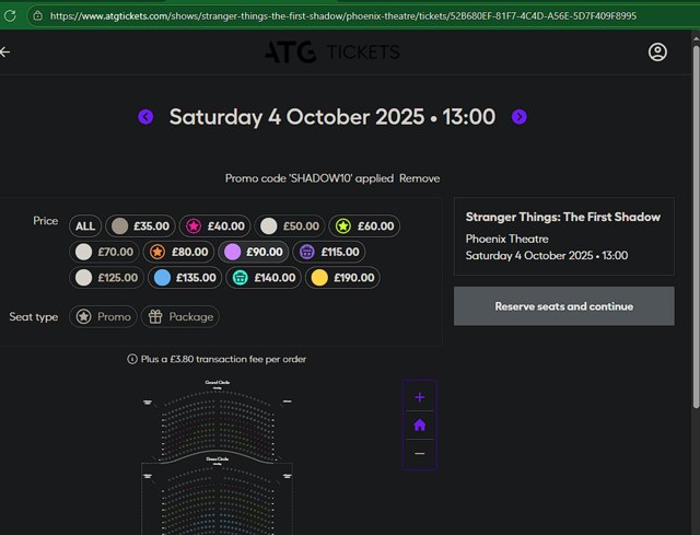 ATG Tickets checkout page showing ATG Tickets discount code box | Screenshot taken by SimplyCodes community member on Sep 7, 2025