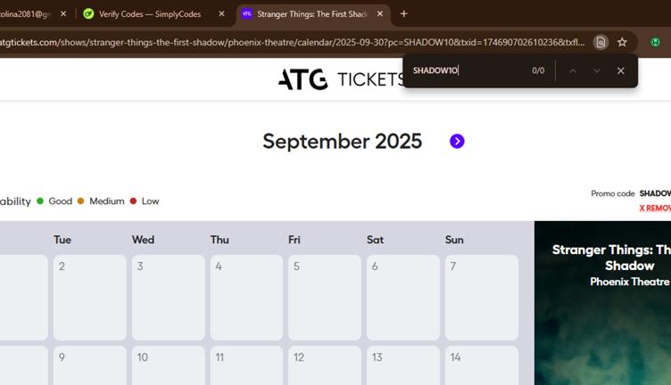 ATG Tickets Promo Codes (3 Verified) - 10% Off Oct 2025