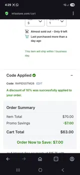 Atlanta United FC coupon verification screenshot