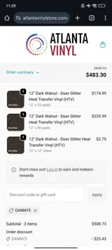 DANNY5 coupon verification screenshot