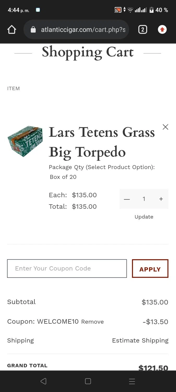 Atlantic Cigar Coupon Codes 15 Off October 2024