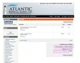 Atlantic Med Supply coupon verification screenshot