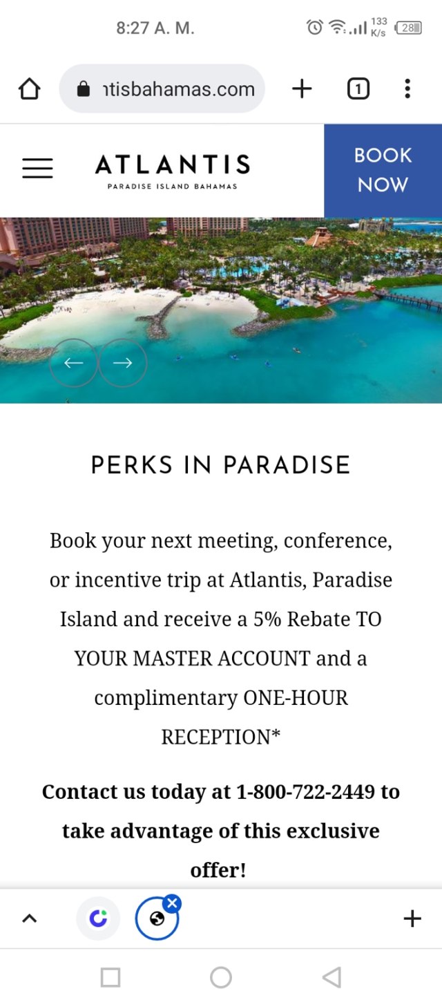 Atlantis Bahamas checkout page showing Atlantis Bahamas promo code box | Screenshot taken by SimplyCodes community member on Sep 4, 2022