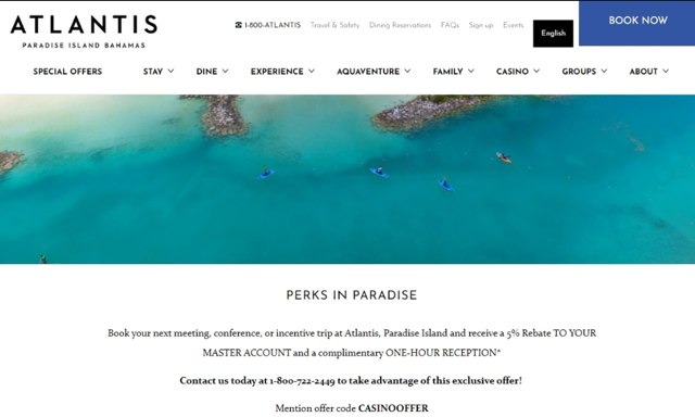 Atlantis Bahamas checkout page showing Atlantis Bahamas promo code box | Screenshot taken by SimplyCodes community member on May 2, 2022