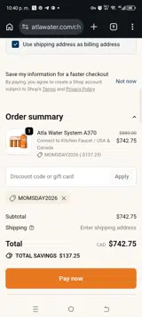 momsday2026 coupon verification screenshot