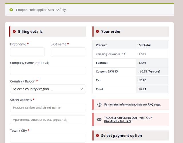 Atomik Labz checkout page showing Atomik Labz discount code box | Screenshot taken by SimplyCodes community member on Jul 18, 2025