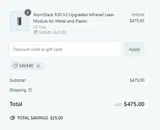 SAVE40 coupon verification screenshot