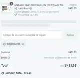 WELCOME35 coupon verification screenshot