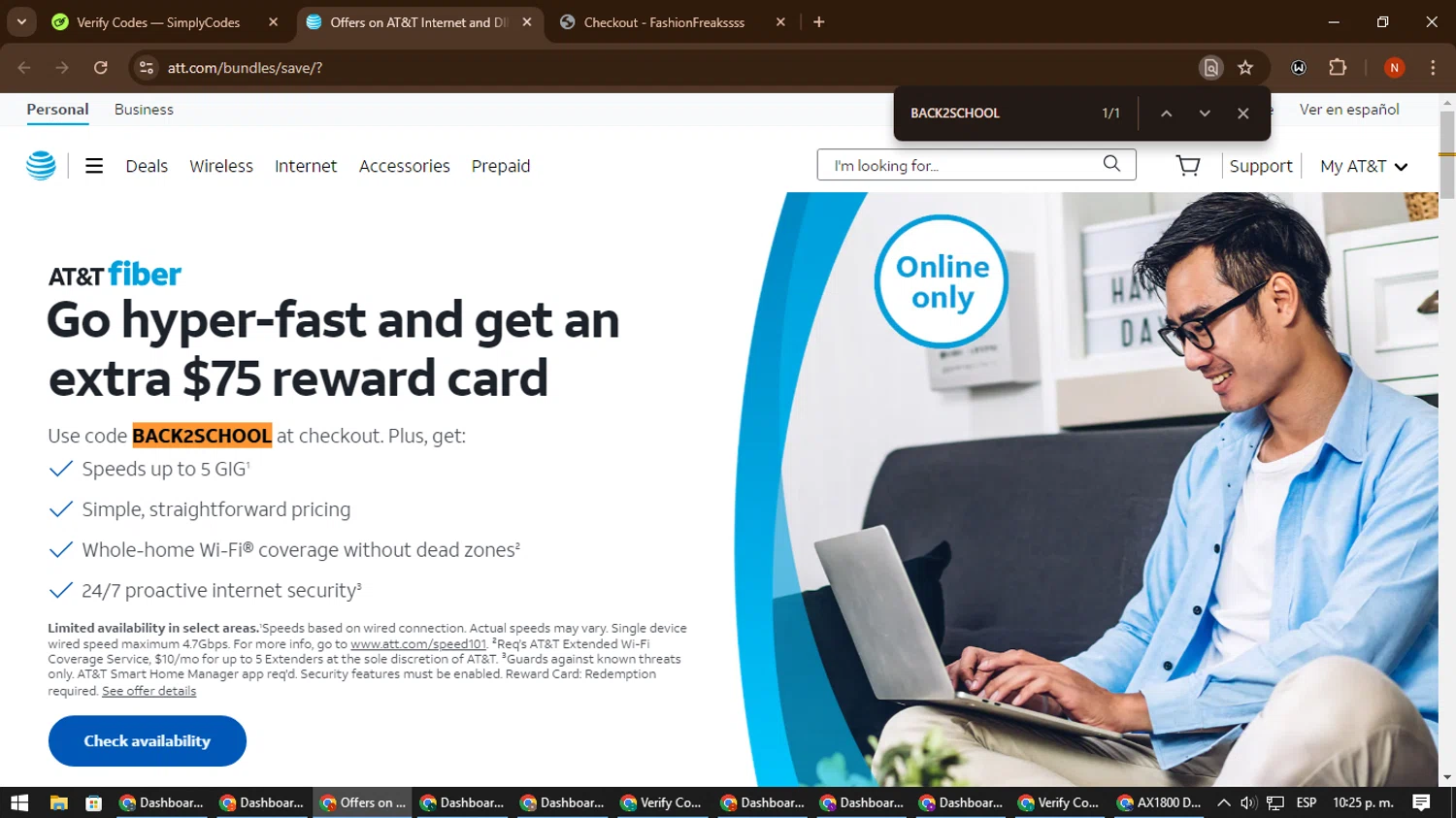 AT&T Promo Codes - $25 Off | November 2024