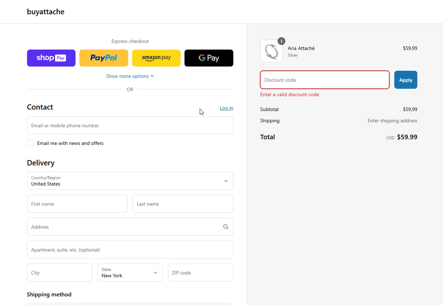 Attaché promo code screenshot showing code 67CFZTYS363D applied at Attaché checkout page. Uploaded by SimplyCodes community member FelixelGato on Mar 25, 2025