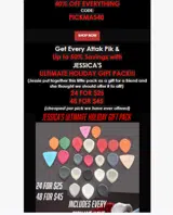 PICKMAS40 coupon verification screenshot