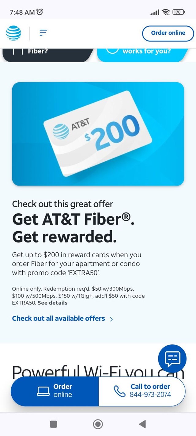 AT&T Business checkout page showing AT&T Business promo code box | Screenshot taken by SimplyCodes community member on Mar 17, 2024
