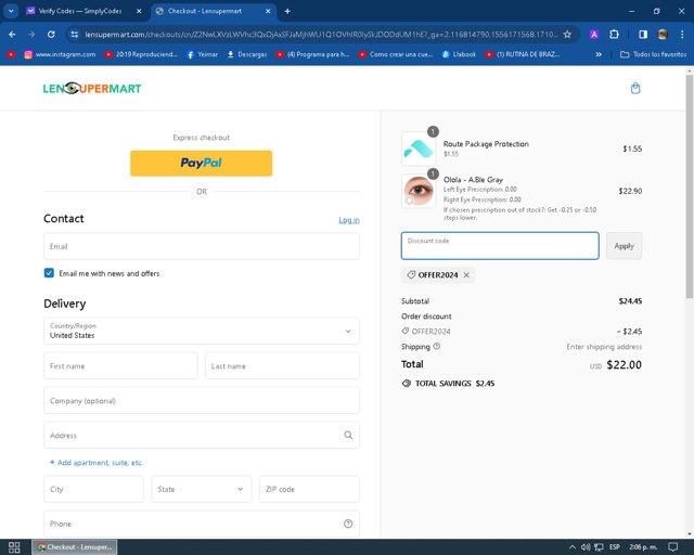 AT&T Business checkout page showing AT&T Business promo code box | Screenshot taken by SimplyCodes community member on Mar 14, 2024