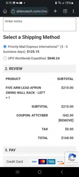 ATTCYBER coupon verification screenshot