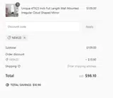 NEW20 coupon verification screenshot