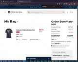 Auburn Tigers coupon verification screenshot