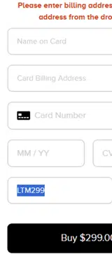 ltm299 coupon verification screenshot