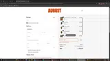August Club coupon verification screenshot