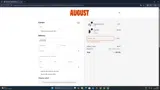 August Club coupon verification screenshot