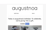 BDAY coupon verification screenshot