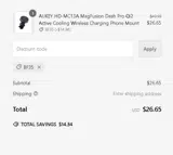 Aukey Shop coupon verification screenshot