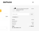 AUMUCA coupon verification screenshot