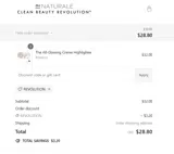 REVOLUTION coupon verification screenshot
