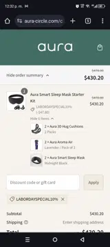 LABORDAYSPECIAL10% coupon verification screenshot