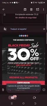 Bf30 coupon verification screenshot