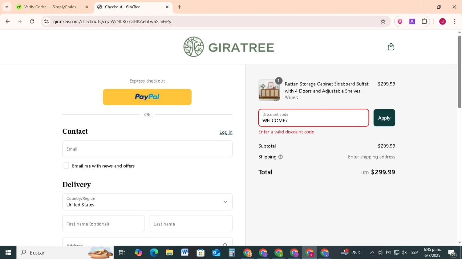 Aureum discount code screenshot showing code MOBILE10 applied at Aureum checkout page. Uploaded by SimplyCodes community member FrugalMonarch7277 on Jul 6, 2025