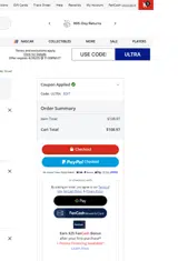 ULTRA coupon verification screenshot