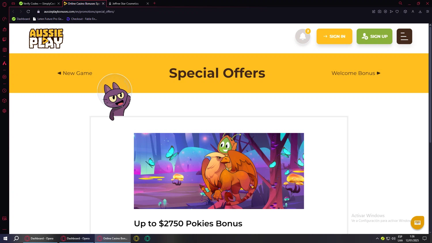 Aussie Play promo code screenshot showing code CRYPTOBOOST applied at Aussie Play checkout page. Uploaded by SimplyCodes community member SwiftVoyager5067 on Jan 12, 2025