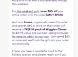 EARLY-BFCM coupon verification screenshot