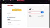 Autel coupon verification screenshot