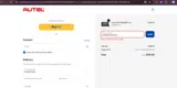 Autel coupon verification screenshot