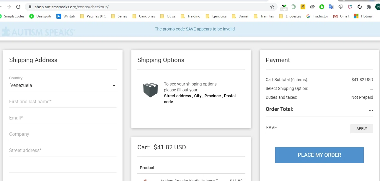 where to use Axis promo code box