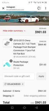 OOJACKIEOO coupon verification screenshot