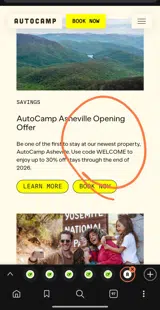 WELCOME coupon verification screenshot