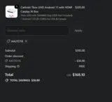 aauto18 coupon verification screenshot