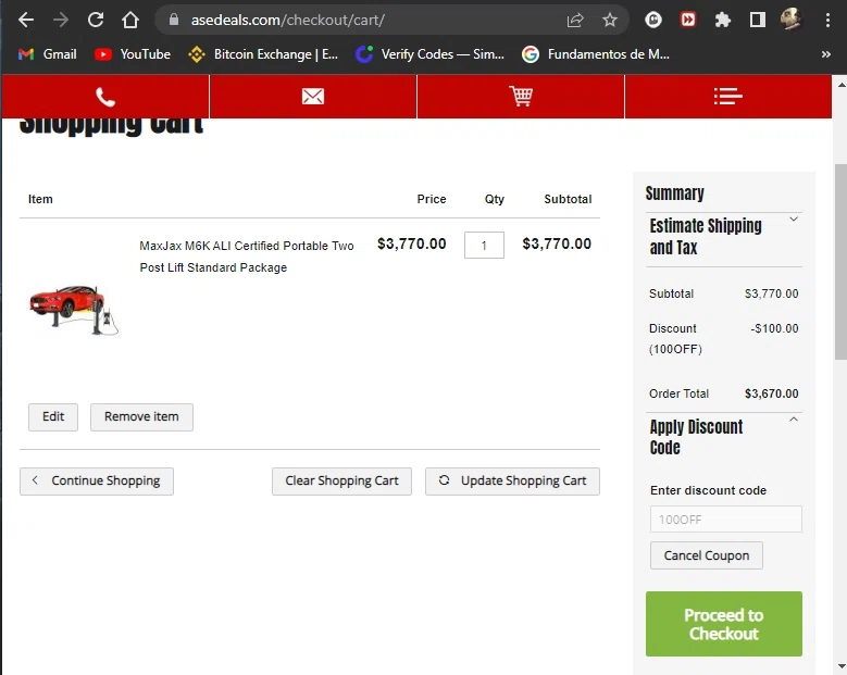 where to use Autopom promo code box
