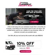 RIDE10 coupon verification screenshot