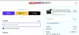 LOVEAUTOPARTS coupon verification screenshot