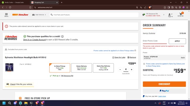 AutoZone Promo Codes (3 Verified) - 20% Off w/Code Apr 2025