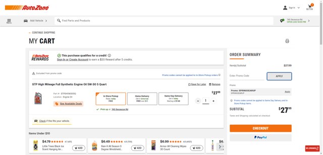 AutoZone Promo Codes (5 Verified) - 20% Off w/Code May 2025