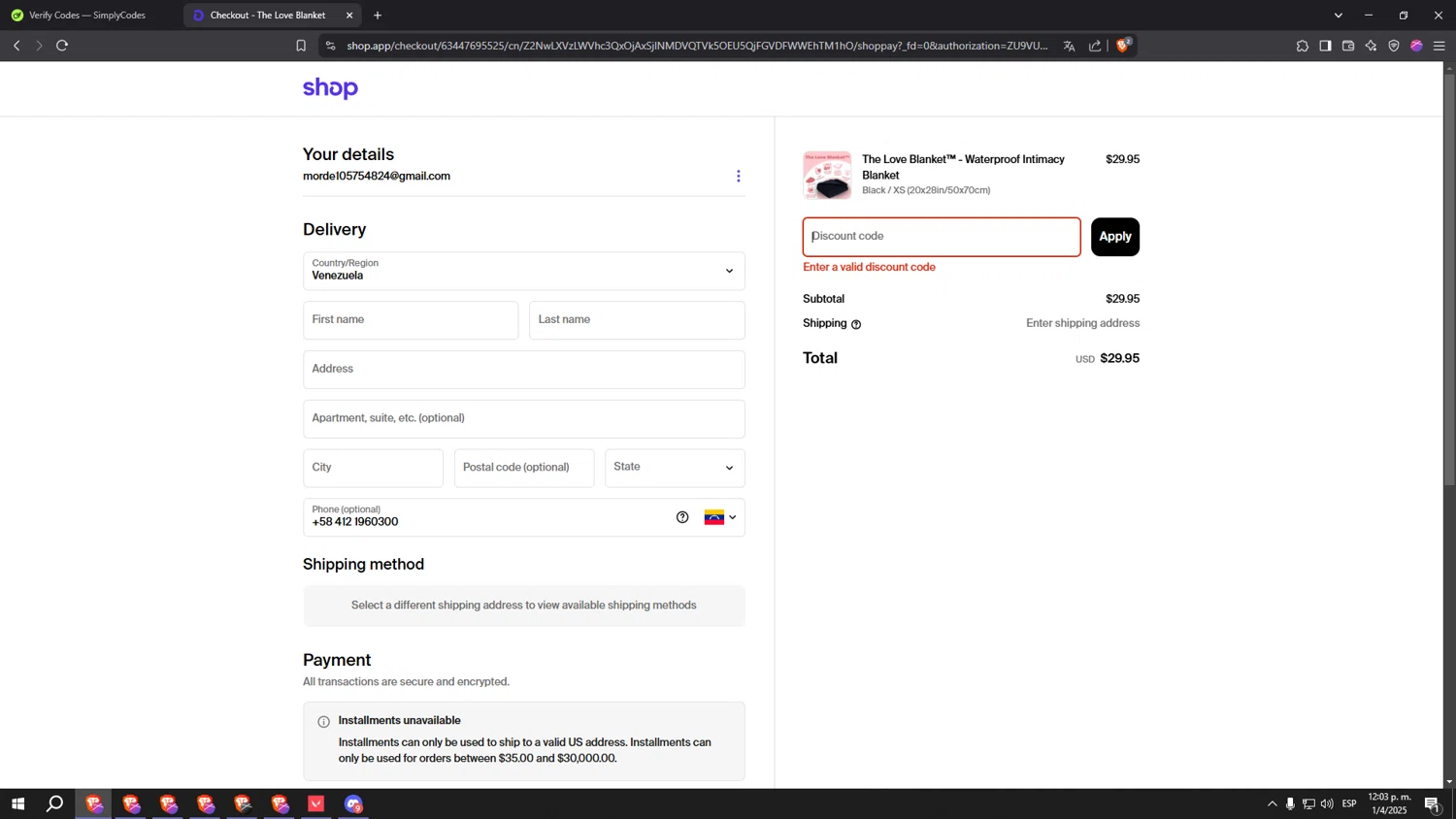 Ava Finance promo code screenshot showing code THANKS applied at Ava Finance checkout page. Uploaded by SimplyCodes community member aaaaaaaaaaaaaaaaaaaaa on Apr 1, 2025