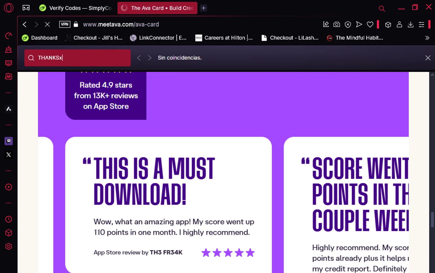 Ava Finance checkout page showing Ava Finance promo code box | Screenshot taken by SimplyCodes community member on Mar 26, 2025