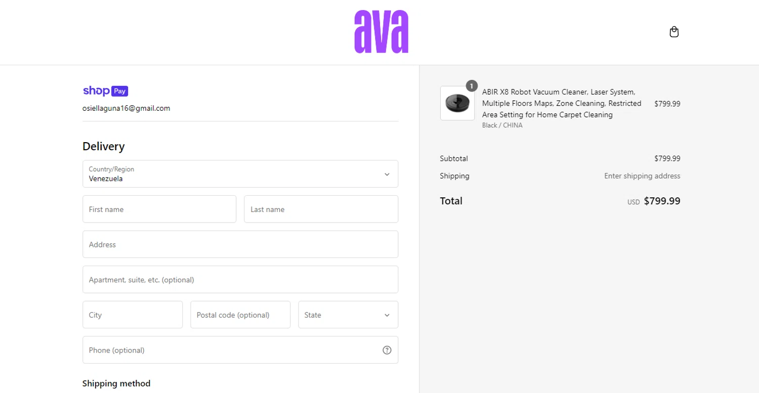 Ava Finance checkout page showing Ava Finance promo code box | Screenshot taken by SimplyCodes community member on Oct 2, 2024