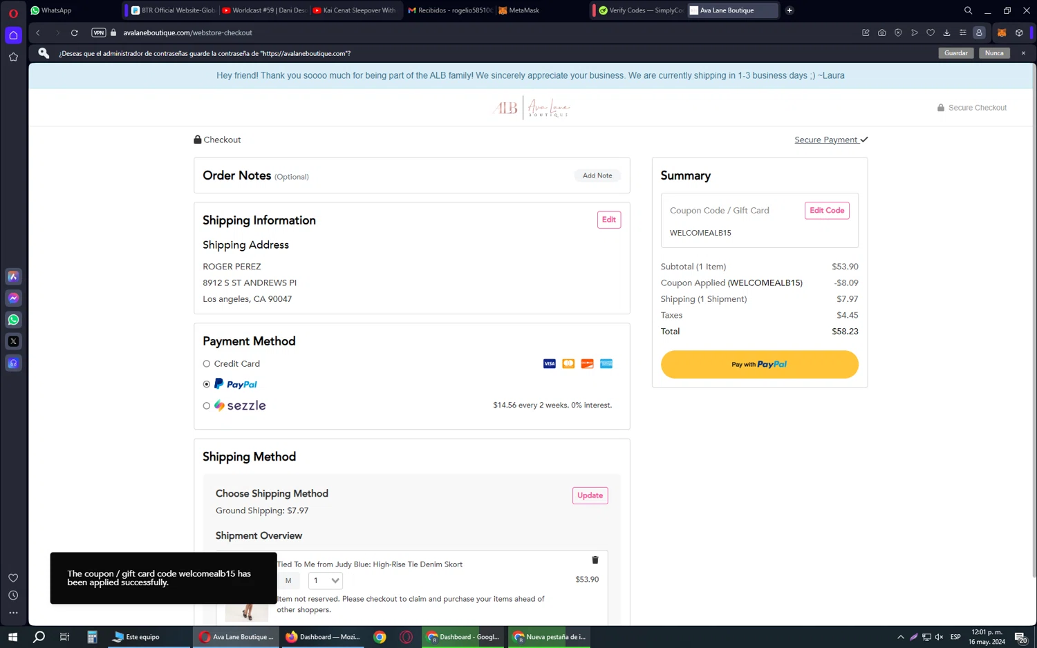 Ava Lane Boutique Coupon Codes 15 Off September 2024