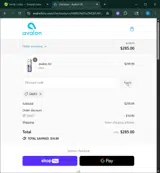 SAVE5 coupon verification screenshot